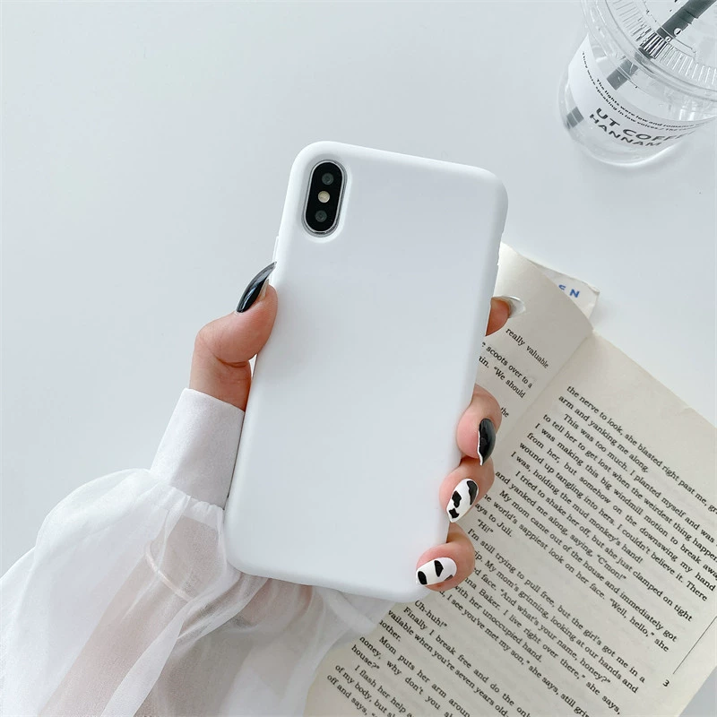 Яблоко, совместимый силиконовый чехол для телефона, матовый iPhone 12, iPhone12 Pro, iphone, 11