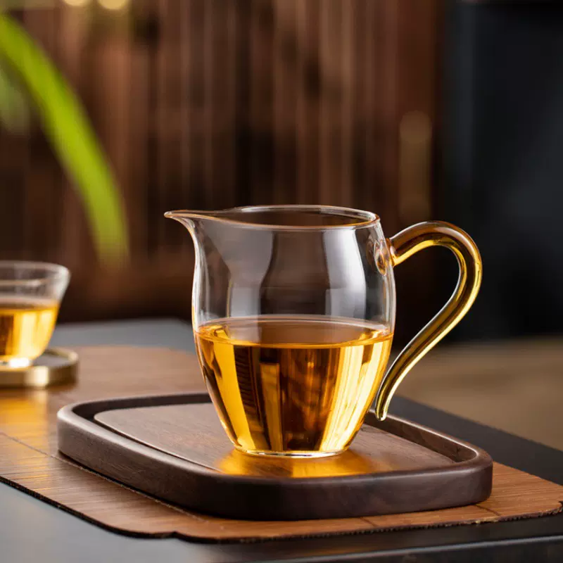 玻璃公道杯大号高硼硅加厚璃茶海透明耐高温泡茶杯分茶器功夫茶具