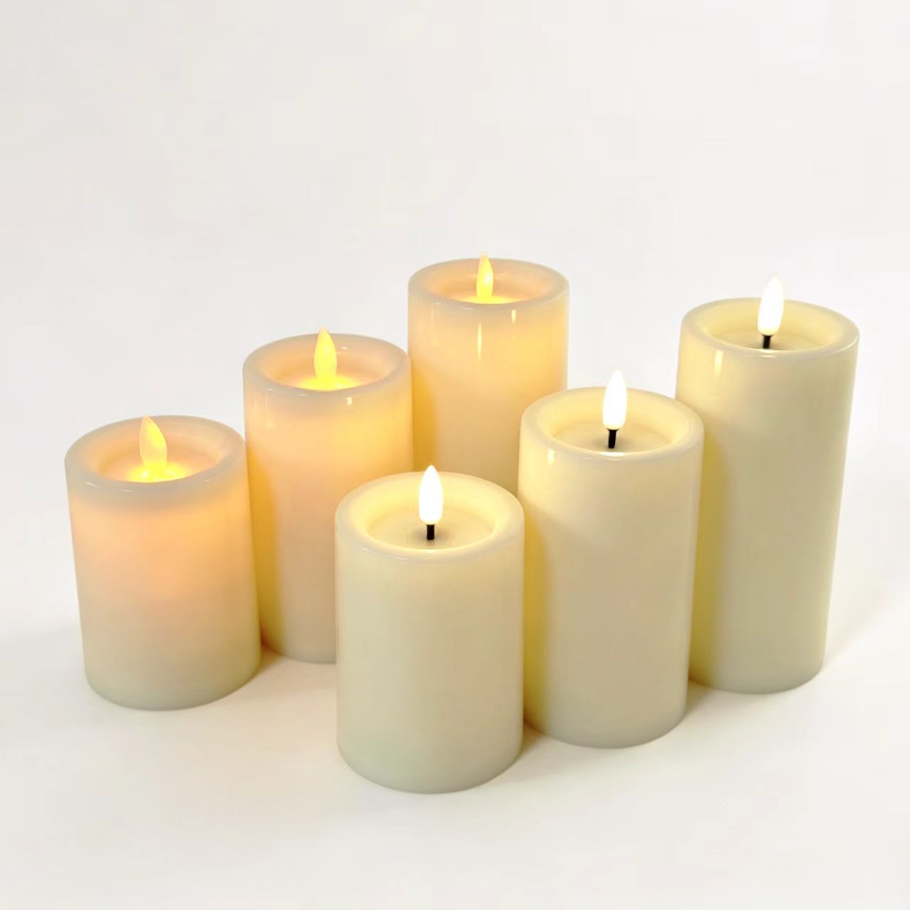 Lámpara de vela electrónica LED cera plástica vela de arco de vela de vela de vela de guía de bodas guía de vacaciones celebraciones sala secreta guión de escape