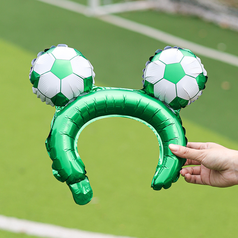 Nuevo transfronterizo 2026 Copa del Mundo globo de fútbol decoración de modelado camiseta globo suministros de fiesta de la Copa de Europa