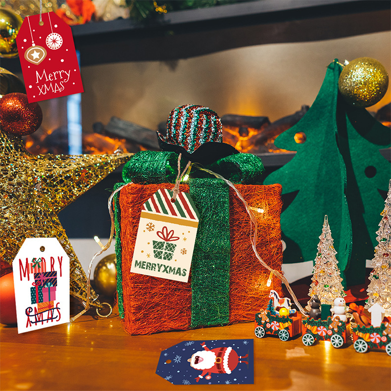 150g Weight card Event & Party Supplies Party Occasion Christmas Christmas Tree Bow Knot Party Card