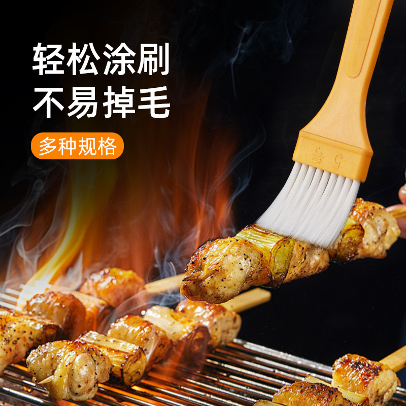 Cepillo de pintura, cepillo de salsa de barbacoa, cepillo de pintura, cepillo de limpieza, cepillo de plástico de lana suave, cepillo al por mayor