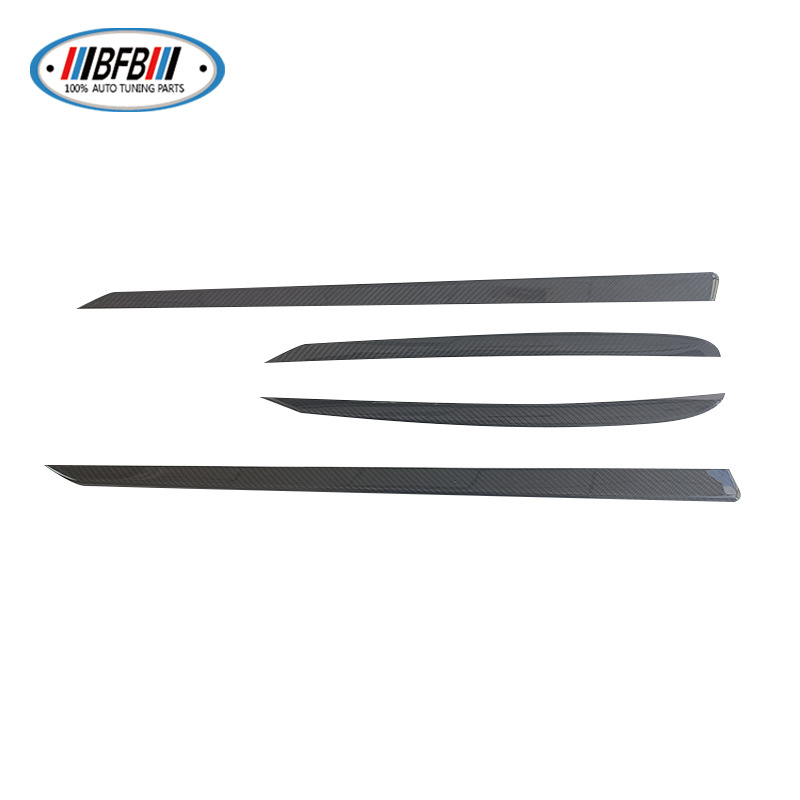 100% Real Carbon Fiber Interior Trim Kit - For Tesla Model X 2023 - Dashboard, Door Handles, Center Console