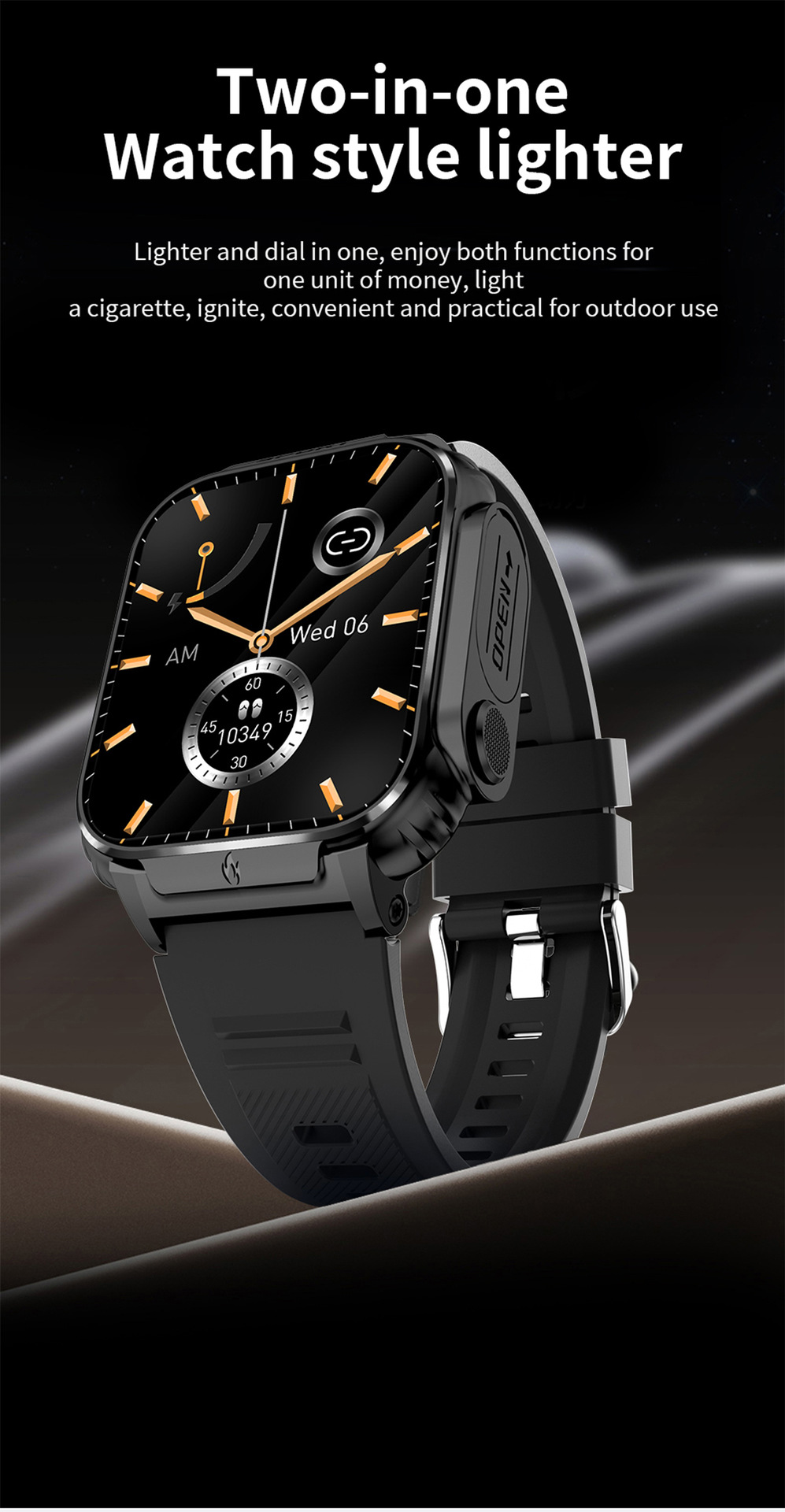P60 Smartwatch Mit Bluetooth-telefonie Und Gesundheitsmonitor_voghion.com