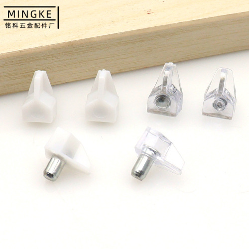 Directly supplied from the manufacturer, triangular partition diameter crystal shelf nail M5 cabinet wardrobe partition nail No. 1 transparent plate support nail