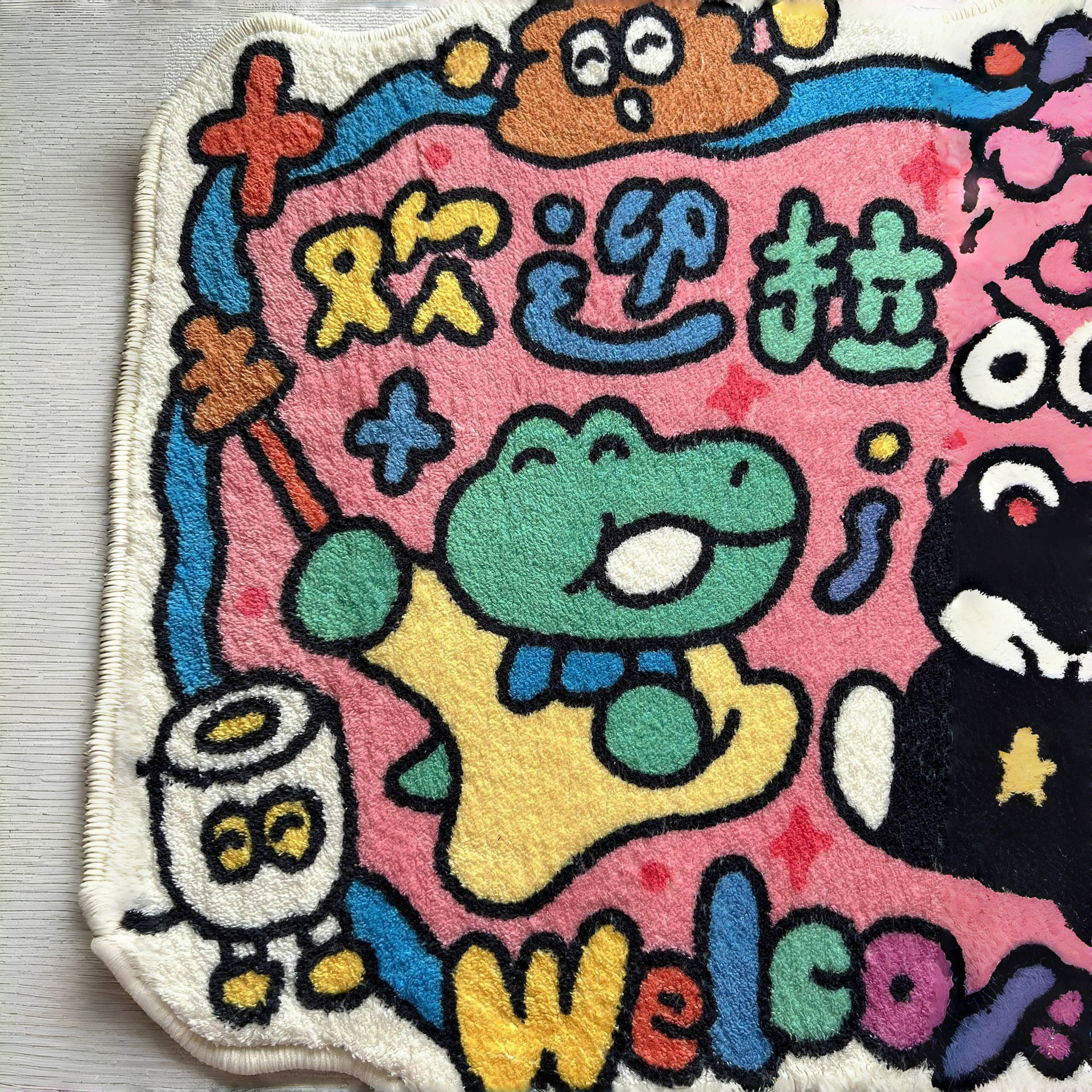 2024년 신상 침실 바닥매트 침대 옆 담요 소파 거실 어린이방 분위기 귀엽다 이링