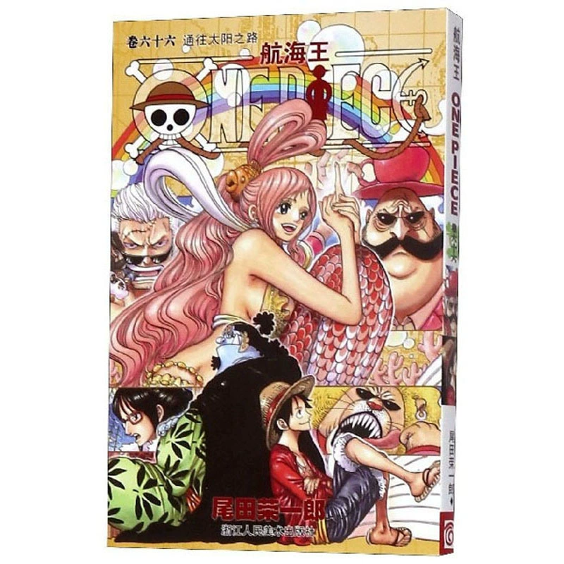 Подлинная манга-серия One Piece 1-108, аниме с горячей кровью, японский комикс, двумерная японская анимация