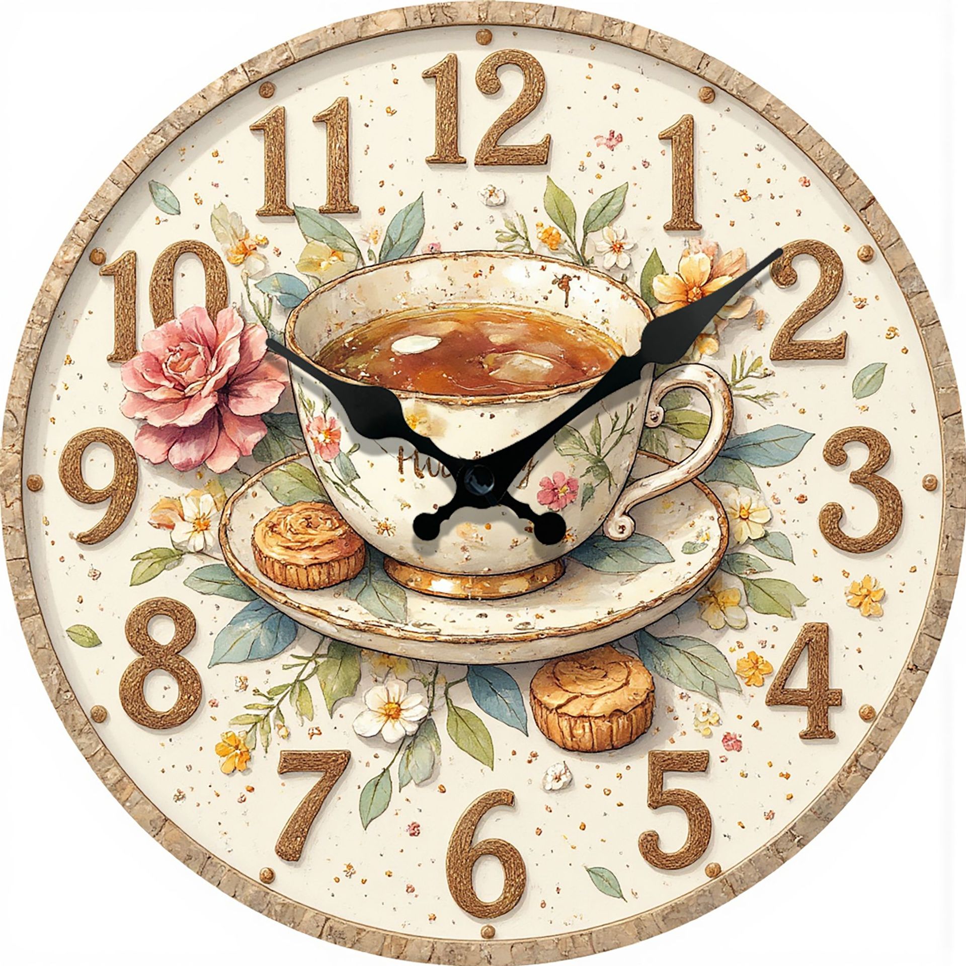 Reloj de efecto pseudo-estéreo nuevo de venta caliente transfronteriza, reloj de estilo de caricatura real, reloj de animales