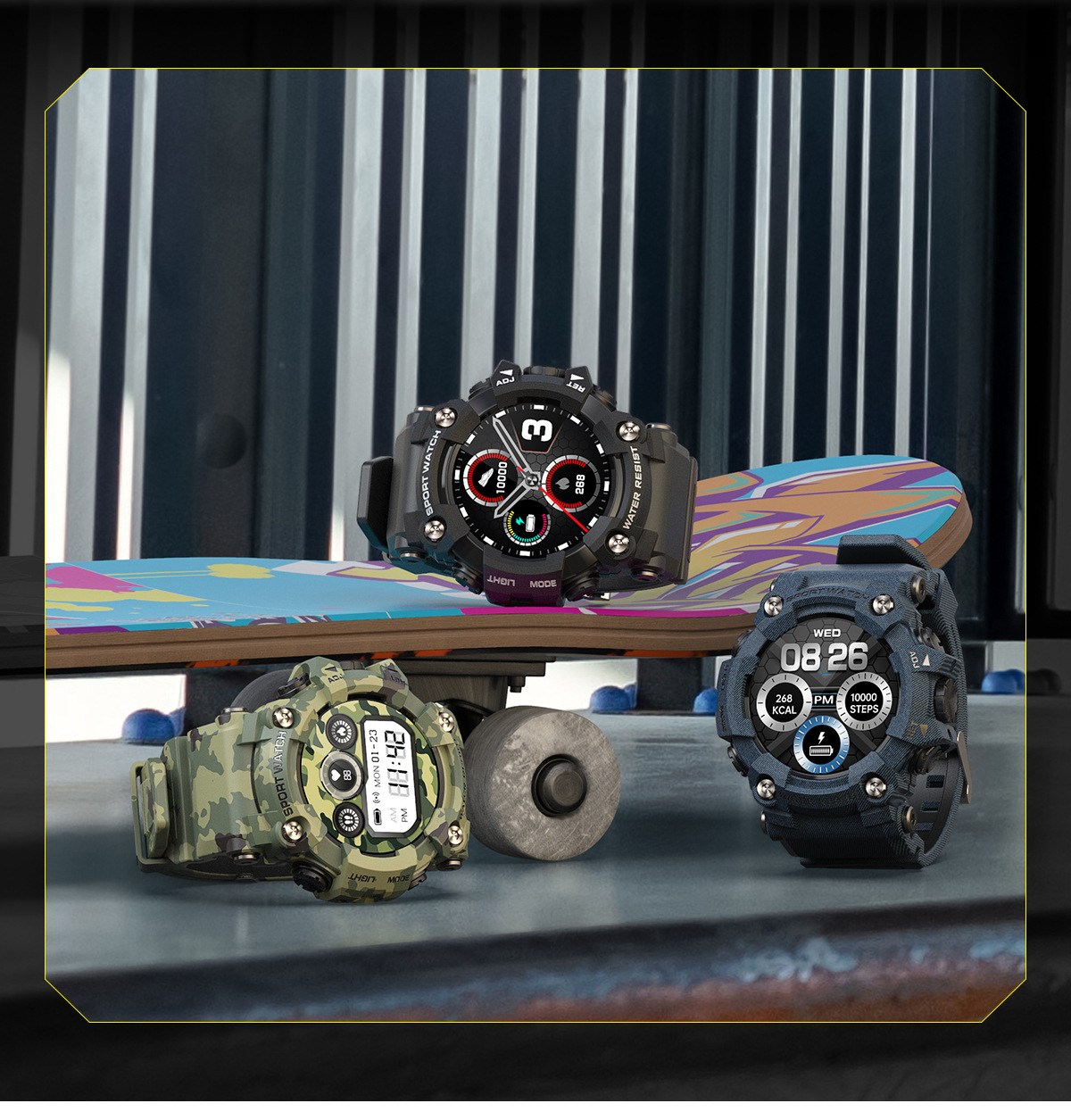 Nuovo orologio da uomo di vendita caldo T6 Tre prevenzione Sport all'aria aperta Smart Watch Full Circle IP68 da 1,28 pollici Impermeabile Modalità sportive multiple_voghion.com