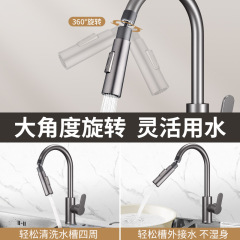 Kitchen faucet extension sprayer wash basin pressure spray nozzle swivel connector universal splash-proof gadget 22mm