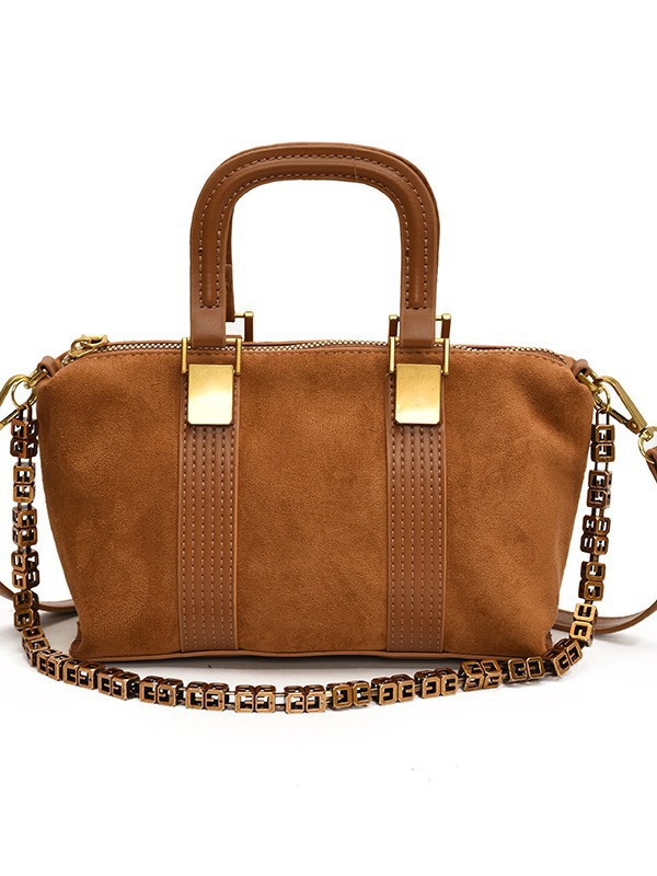 Bolso esmerilado retro de otoño e invierno para mujer 2024 nuevo bolso de mensajero popular de todo fósforo bolso cuadrado pequeño portátil súper caliente de moda