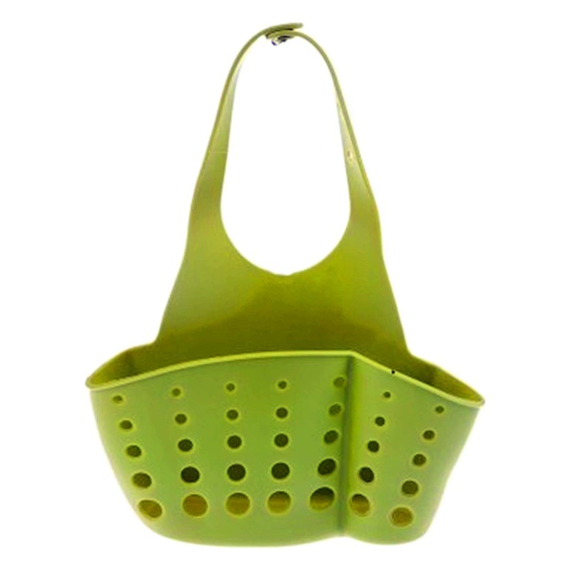 Кухонная рамка кран губка слитная сумка регулируемая кнопка кран раковина для хранения корзины