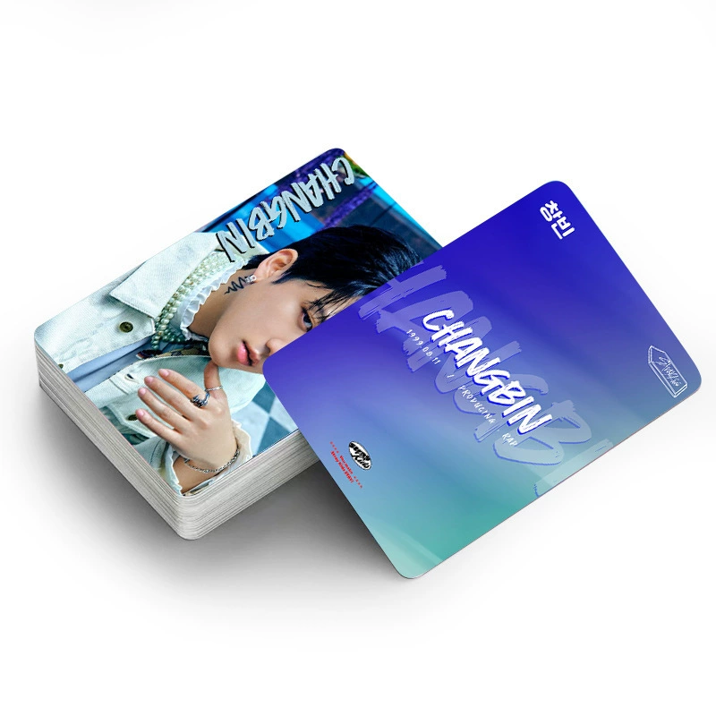 Новая карточка CHANGBIN Xu Zhangbin двусторонняя 30 шт., маленькая LOMO-карта, карточка альбома Straykids