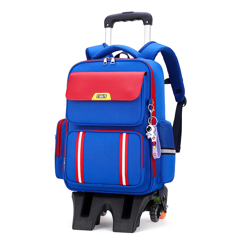 Mochila escolar de tirón de pescado natural para estudiantes de primaria de 1 a 5 años, niños y niñas, explosiones transfronterizas ligeras a prueba de salpicaduras