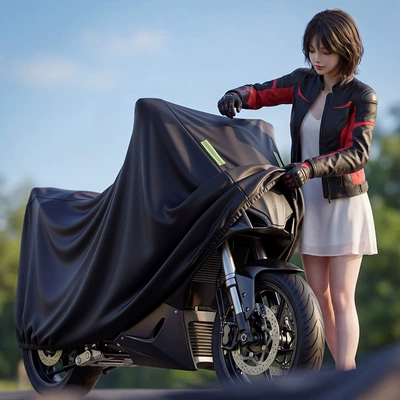 Thickened Motorcycle Cover, Anti-Freeze Cover: Car clothing