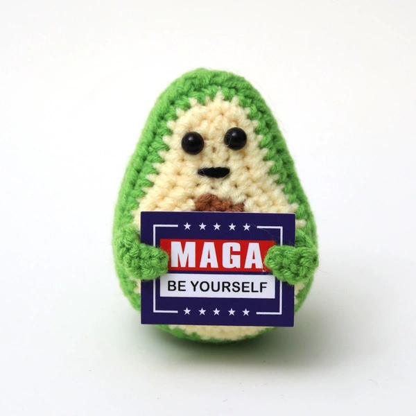 Avocado one-shaped mouth bud green blue bottom M card