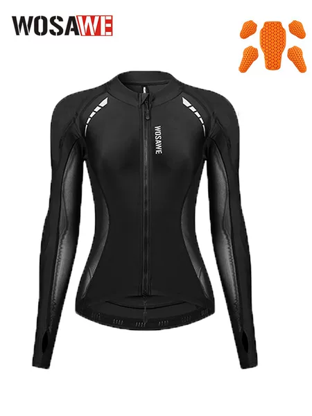 WOSAWE Spring/Summer Women's Motorcycle Riding Protective Jacket, Casual Style Riding Gear