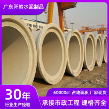 混凝土排水管涵管市政地下排雨污水管道承插口水泥管预制管加厚