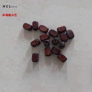 Manufacturer Wholesale Door Curtain Hanging Curtain Wooden Beads Loose Beads 8*6mm Brown Round Beads Colorful Mixed DIY Handmade Accessories