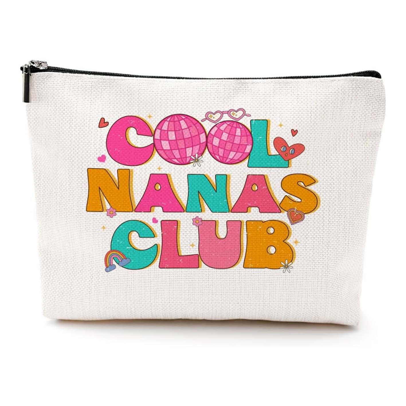 Bolsa de maquillaje de damas transfronteriza de Amazon NANA bolsas de maquillaje de patrón creativo bolsas de almacenamiento de lino bolsa de cremallera impermeable