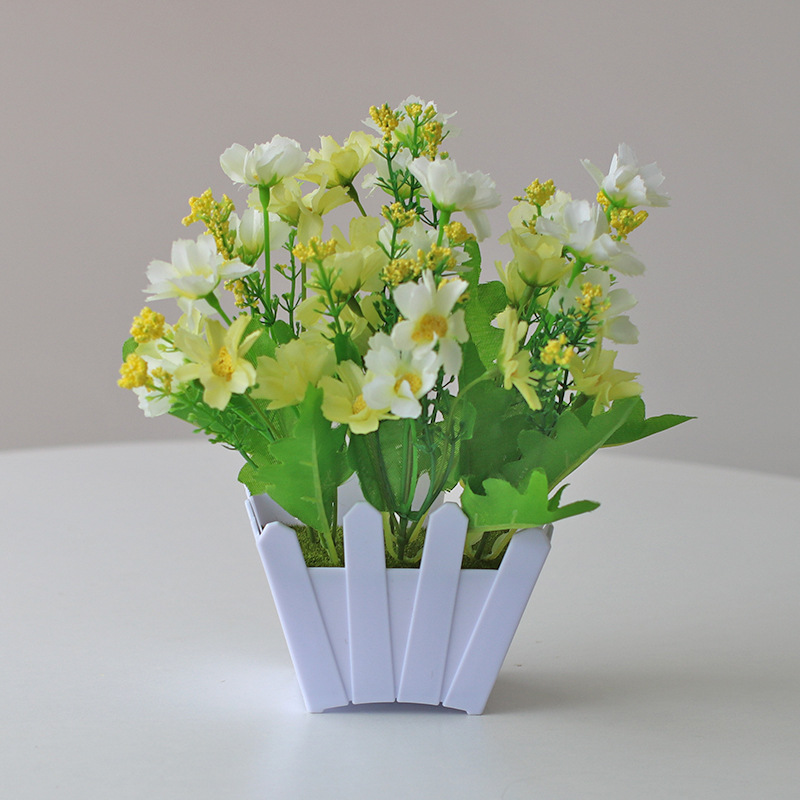 Planta artificial bonsai eucalipto Lysiana flor artificial planta verde Planta artificial decoración del hogar Fuente de la fábrica