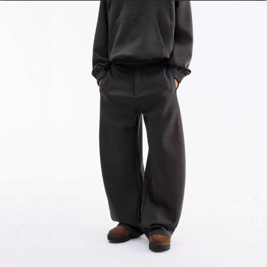 Pantalones casuales de Amazon verano de algodón de cintura alta pantalones deportivos retro estilo hip-hop americano