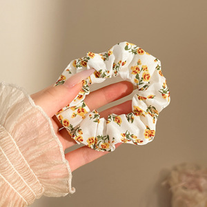 Anillo de cabello perezoso coreano cuerda de cabeza intestino grande niñas de alto nivel de la sensación de cabello de alta elasticidad correa de cabello de cabello super grande