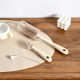 Infant bottle brush silicone 360 degree rotating nipple cleaning brush factory direct blister packaging
