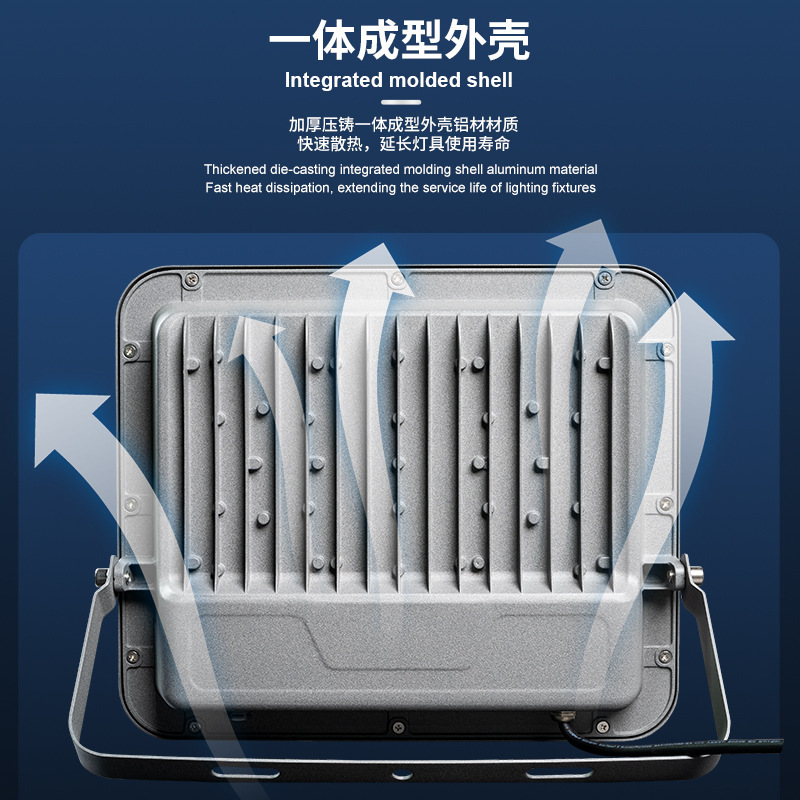 跨境LED龙王投光灯厂房车间泛光灯户外防水足球场篮球场照明射灯|undefined