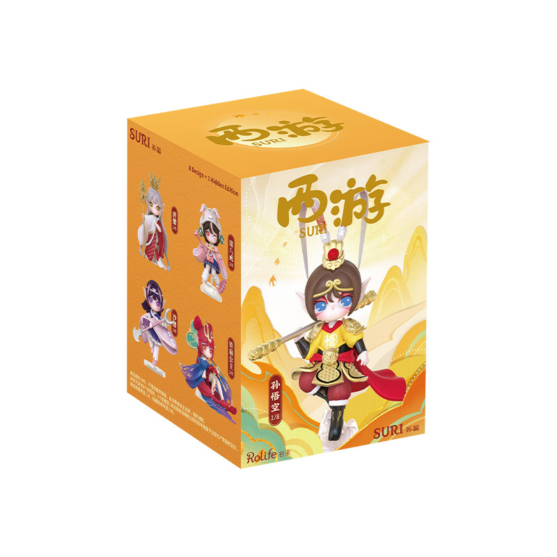 Rollife Ruo Lai SURI Suri West Tour Series Caja ciega Adornos hechos a mano Muñeca de estilo antiguo Muñeca de regalo pequeño juguete