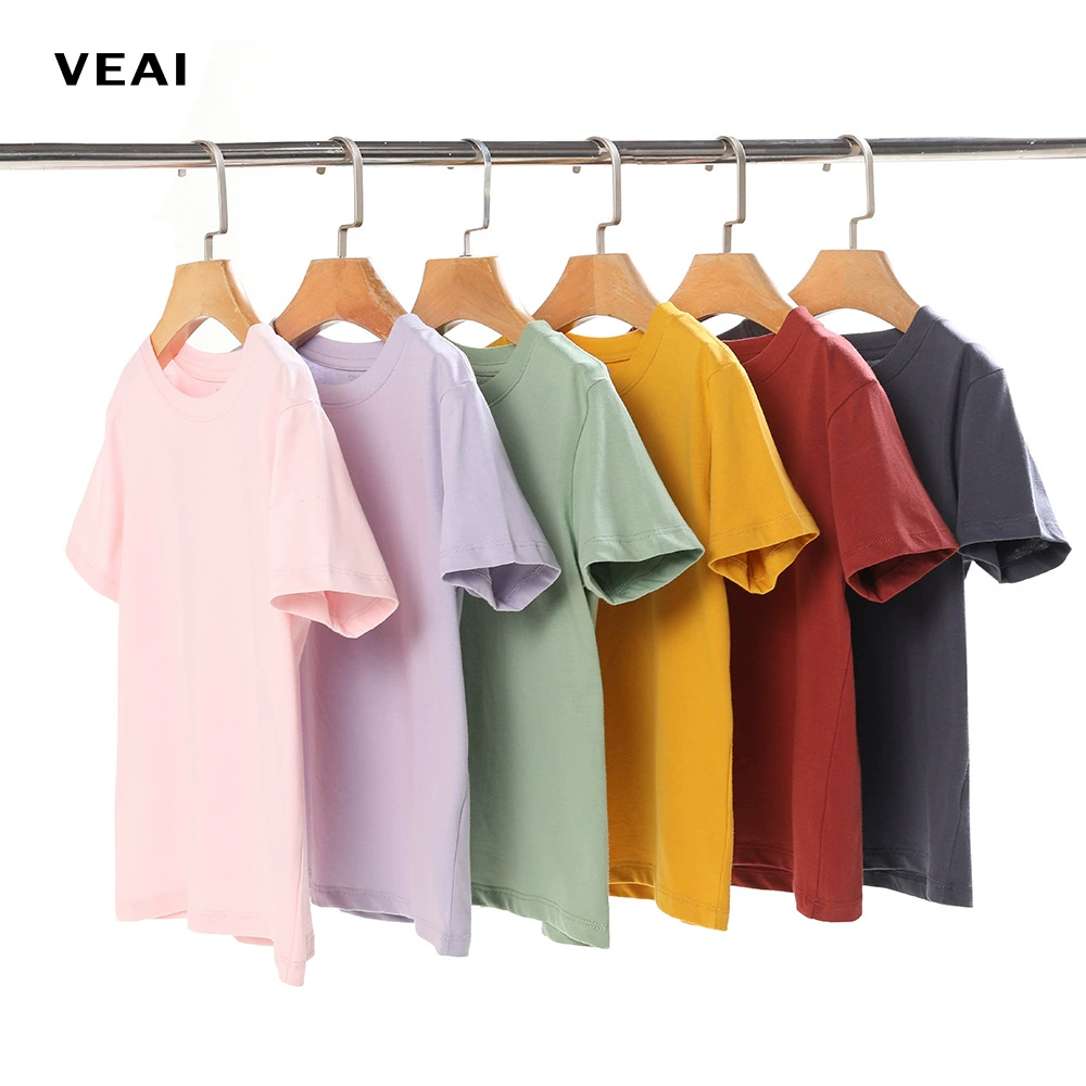 Детские DIY с короткими рукавами хлопчатобумажная световая доска с короткими рукавами футболка рубашка сплошной цвет футболка летняя девочка хлопковая нижняя рубашка детская одежда