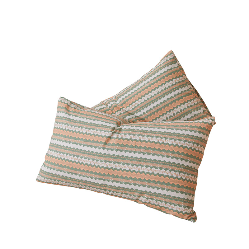 Un par de fundas de almohada de algodón de tela gruesa vieja, dormitorio de estudiantes en casa, fundas de almohada de algodón, fundas de forro lavables