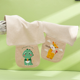 Sweat towel children's cotton kindergarten boys and girls large back cushion cotton class A baby baby sweat towel Han