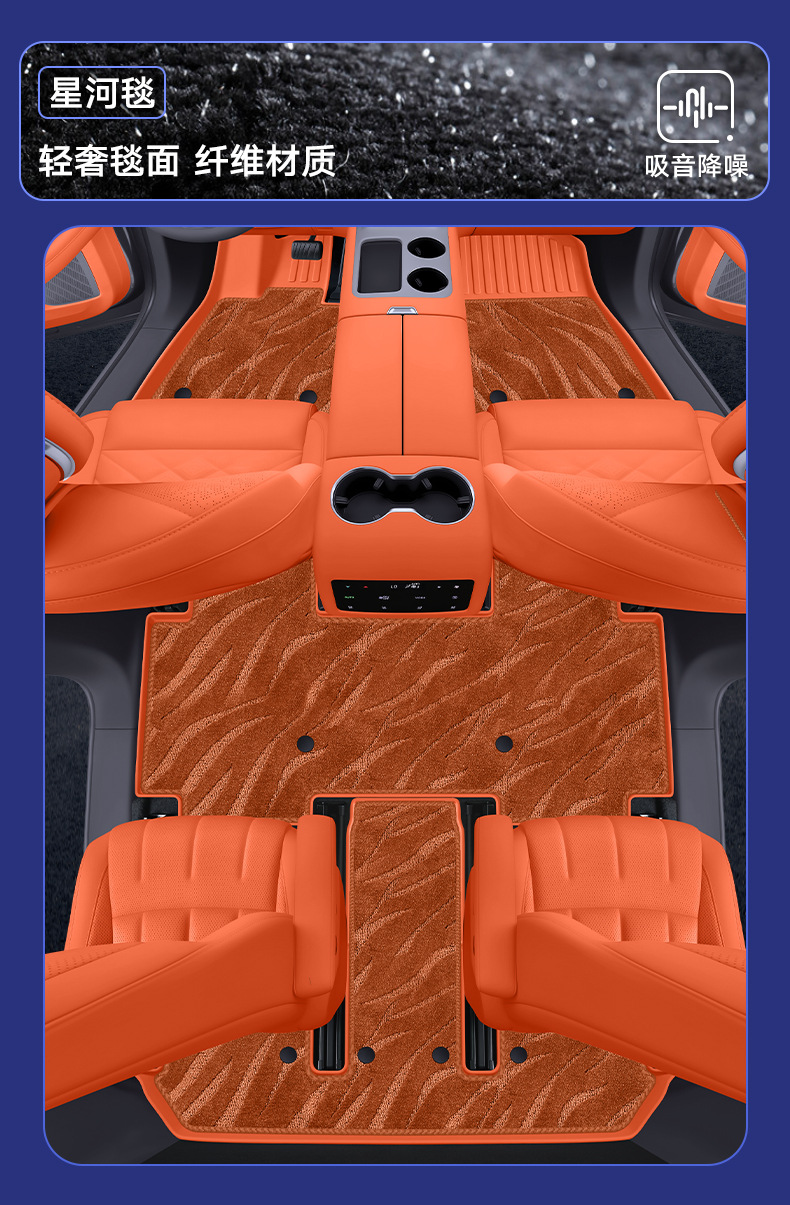 Haval Great Wall H10 special floor mats, TPE eco-friendly, original car color, waterproof, stain-resistant, wear-resistant, car modification floor mats