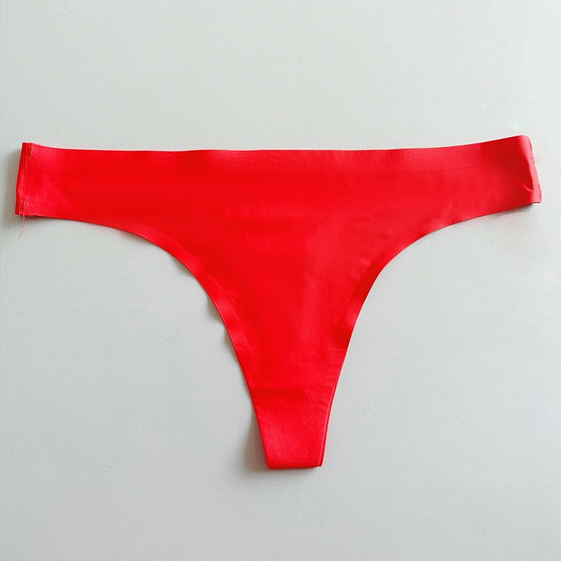 Спортивное шелковое белье для йоги (женщины) — бесшовный thong T-back, европейский стиль, размеры S–XL