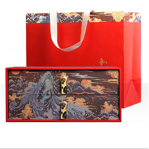 Golden Tung Mei Black Tea Gift Box - Premium Aromatic Tea, Zheng Shan Xiao Zong - Ideal Gift for Elders, Live Streaming E-commerce Tea