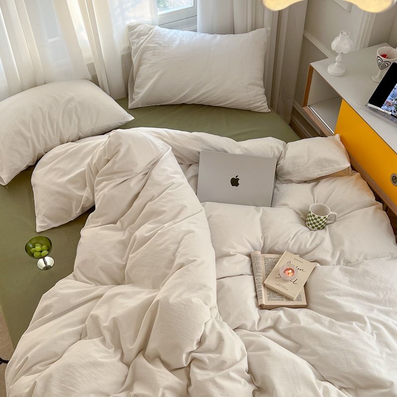 암소 우유 흰콩 녹색