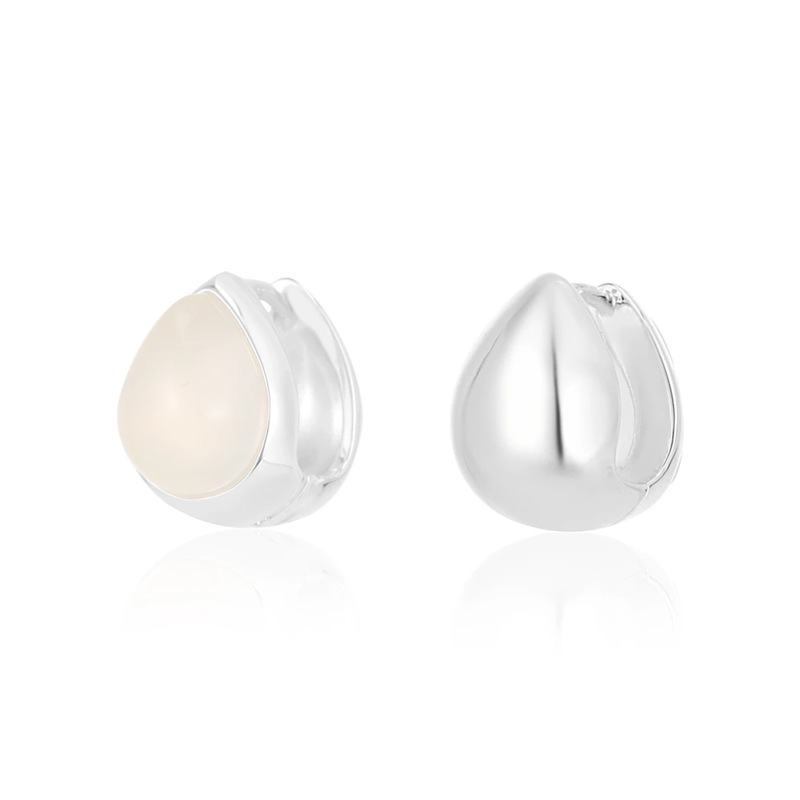 Clips d oreilles minimalistes goutte d eau oeil de chat_voghion.com