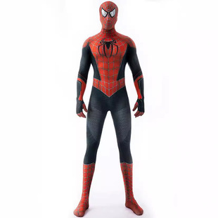Superman 20Th Anniversary Expedition Fusion Spider-Man Bodysuit Cosplay Comic Con Stage Performance Costume Stage Show
