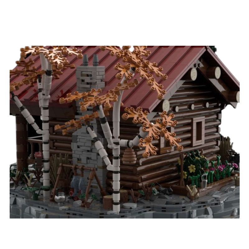 Exquisite Montana Cabin Assembly Blocks Building House Set_voghion.com