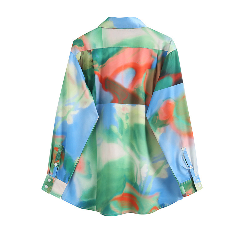 landscape color printing lapel shirt NSAM36347