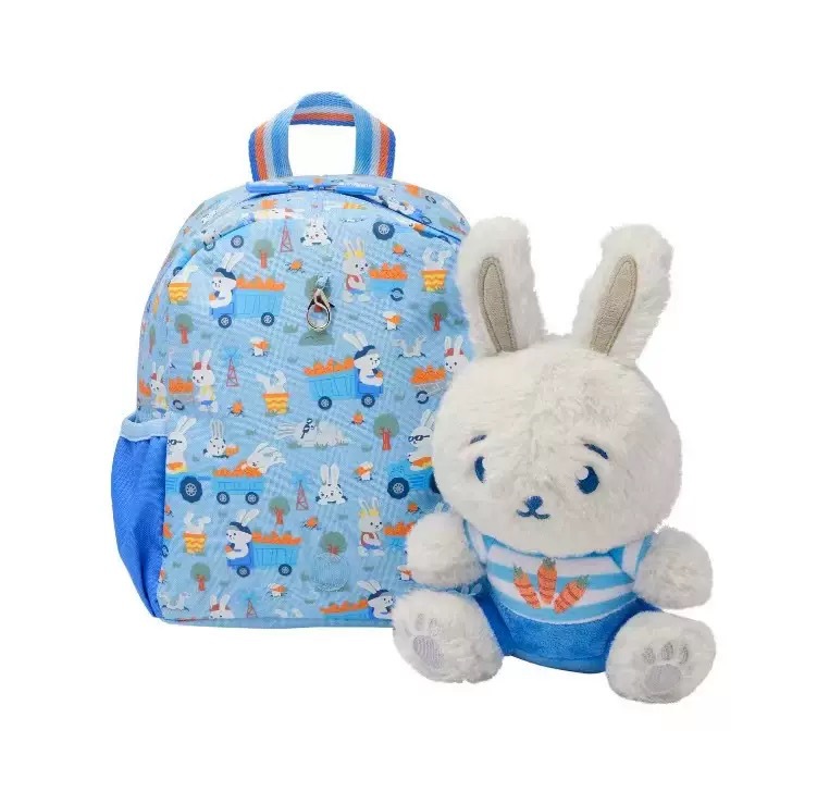 Australia miggle caricatura muñeca de peluche jardín de infantes pequeña clase mochila pequeña mochila gran capacidad