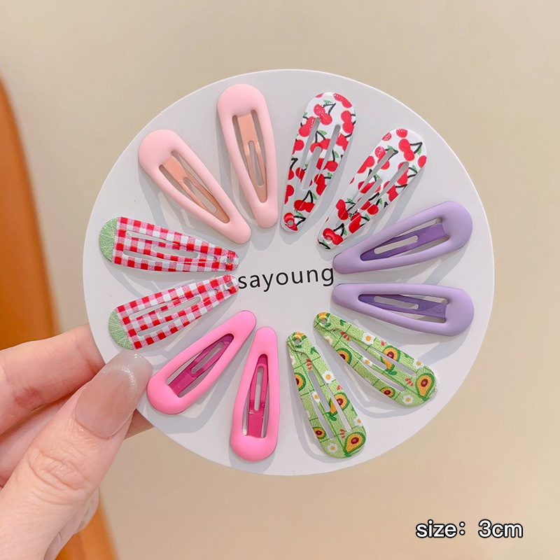 Horquilla de estrella colorida de dopamina, accesorio para el cabello para niños, horquilla con clip de flequillo lateral bonito para niñas, adorno para el cabello con clip BB.