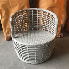 户外金属家具仿藤餐厅花园沙发藤编家具组合藤椅休闲藤艺庭院茶几