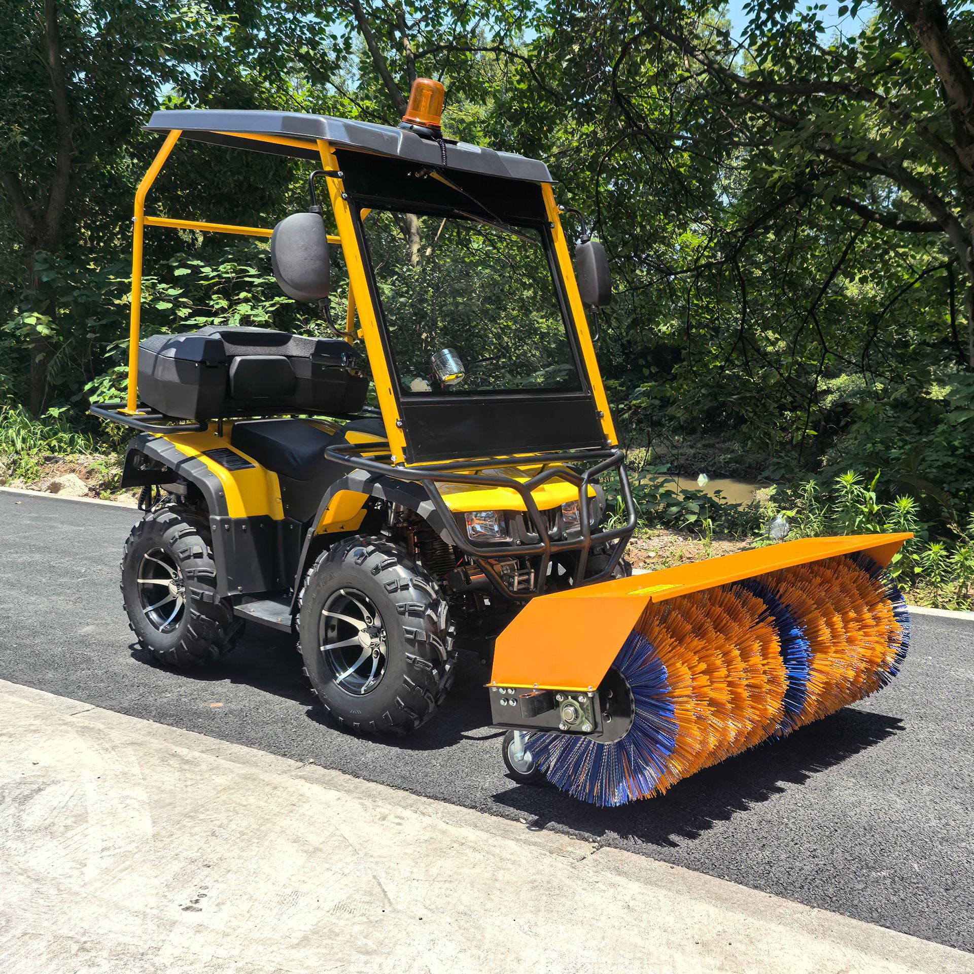 驾驶式扫雪车多功能三合一道路除雪抛雪机景区用座驾式扫雪除雪车