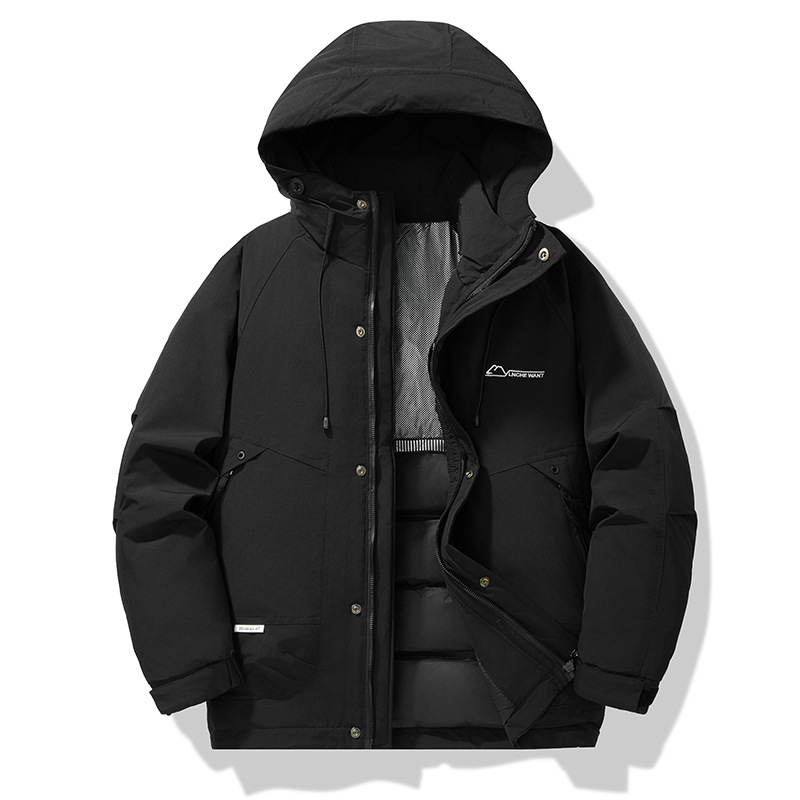 Men's Down Jacket Winter Warm Hooded Windproof Casual Coat_voghion.com