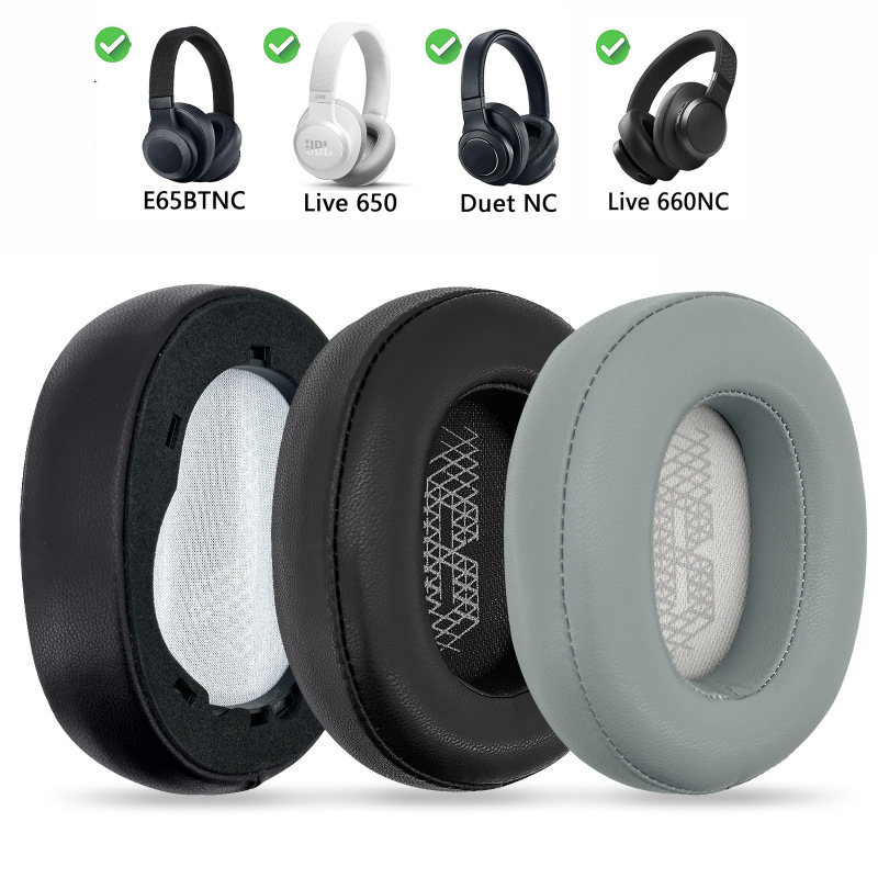 Suitable for Jbl Duet Nc E65Btnc Live650Bt 660Nc Sheepskin Earphone Covers and Sponge Covers