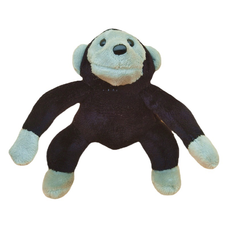 Creativo brazo largo diamante chimpancé colgante llavero muñeca mochila adornos pequeño regalo al por mayor