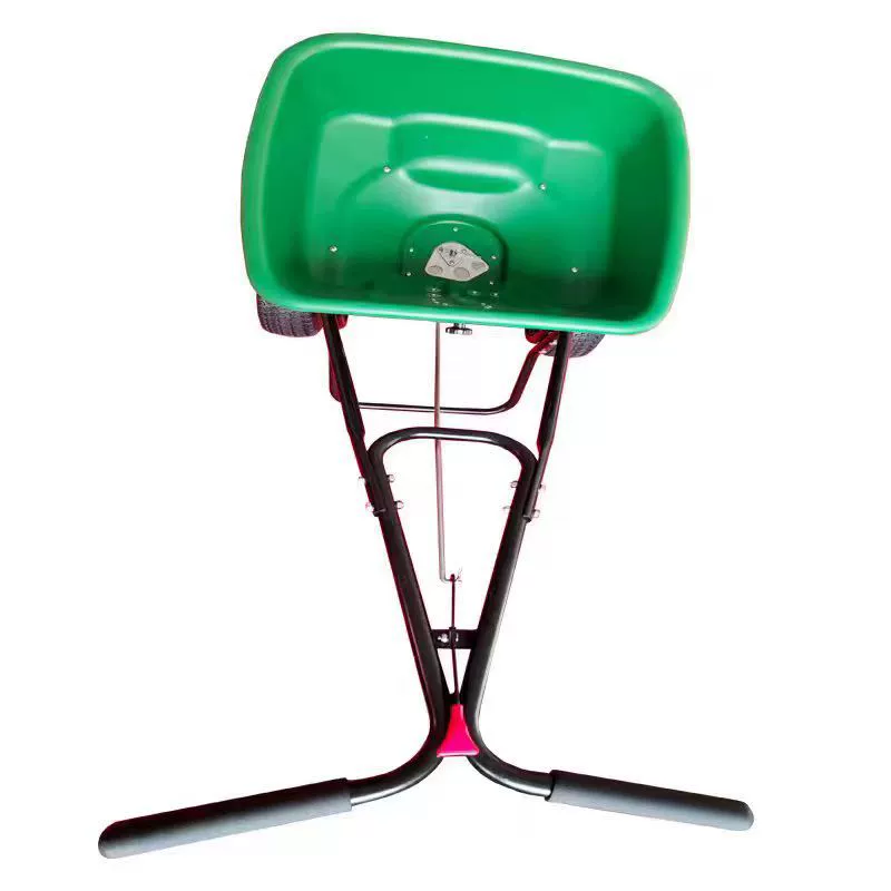 Ручной разбрасыватель удобрений для газонов, футбольных полей, зеленых зон, с дизайном одной качающейся пластиной для газонов, полей для гольфа и сельскохозяйственных угодий.