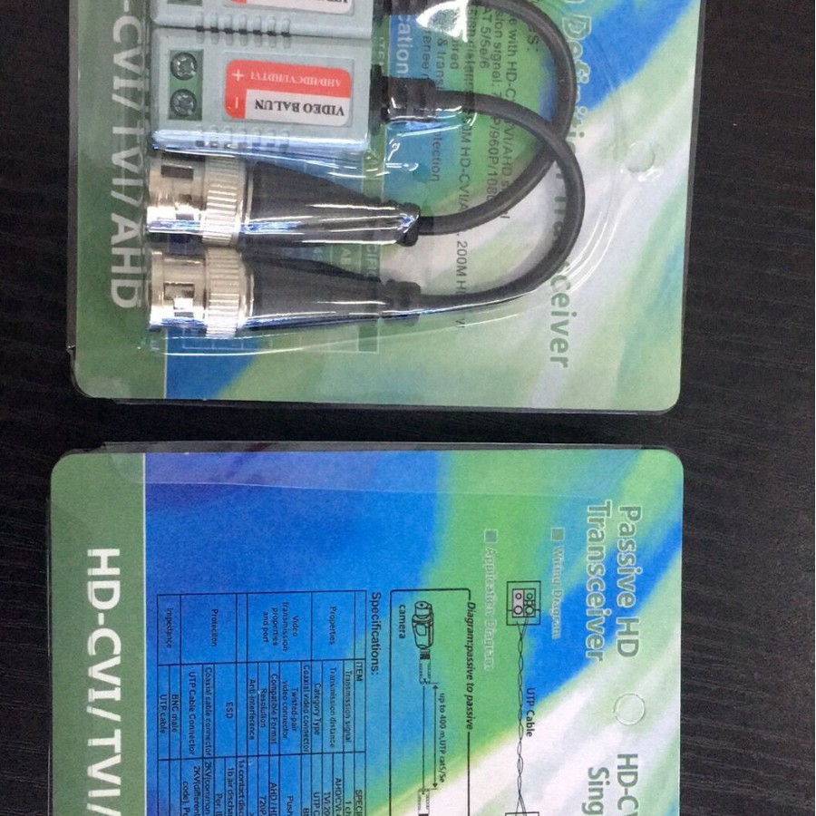 模拟网线传输器 AHD CVI TVI高清双绞线传输器 BNC网线头适用于海